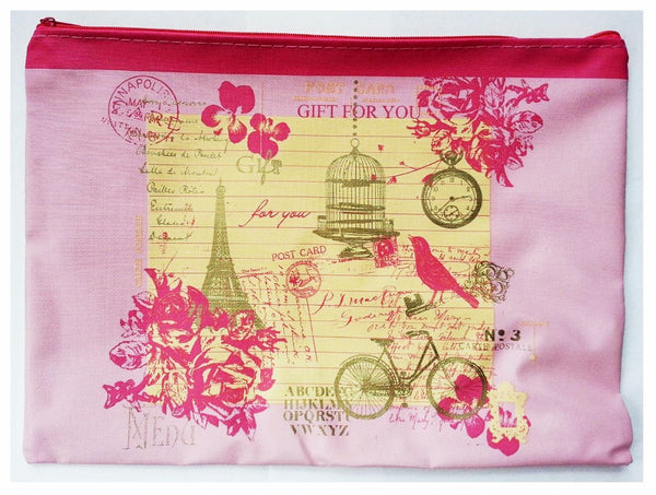 Vintage Cosmetics Case - VIPA Pencil Tablet Notebook Organizer